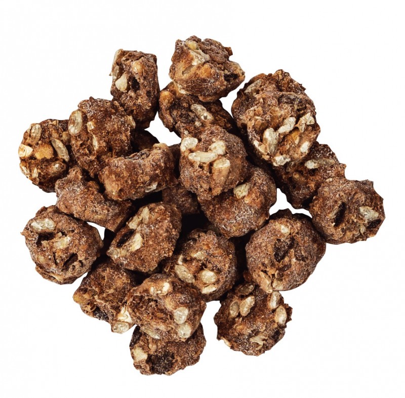 Czekoladowa Granola Bites, organiczna, gf, granola czekoladowa, bezglutenowa, organiczna, obfita - 300g - Pakiet