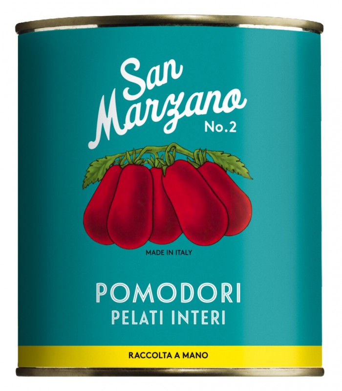 Pomodoro Pelato San Marzano 2, Pomodoro Pelato San Marzano 2, Vintage, Il pomodoro piu buono - 800g - Moc