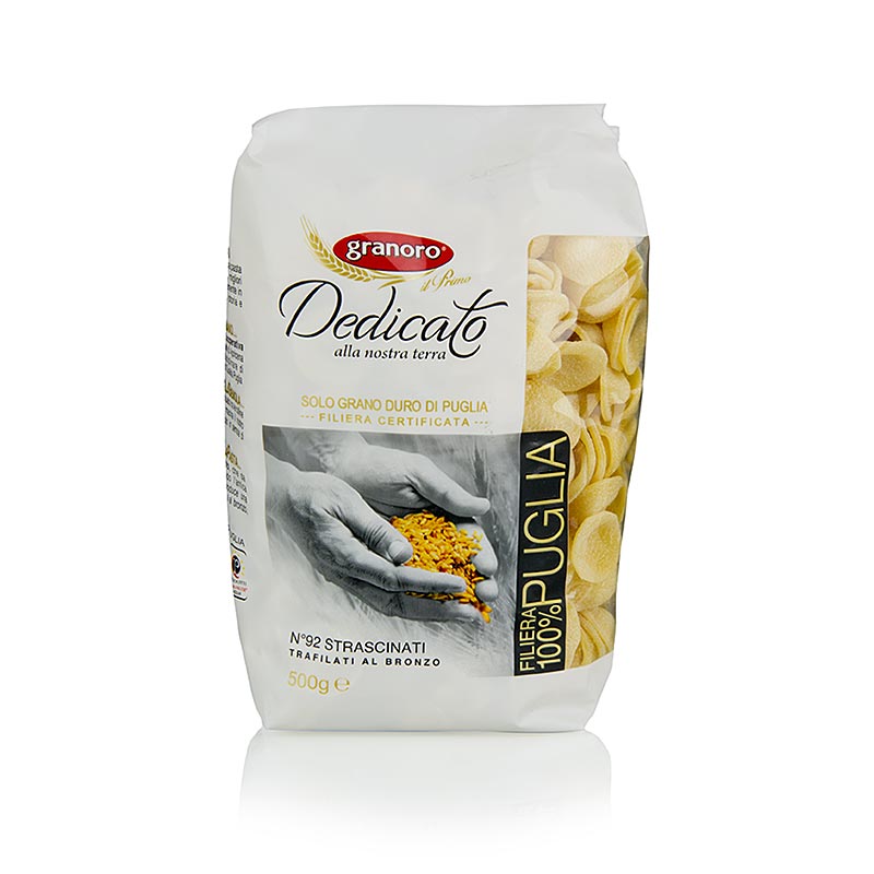 Granoro Dedicato - Strascinati, veliki Orecchiette, br.92 - 10 kg, 20 x 500 g - Karton