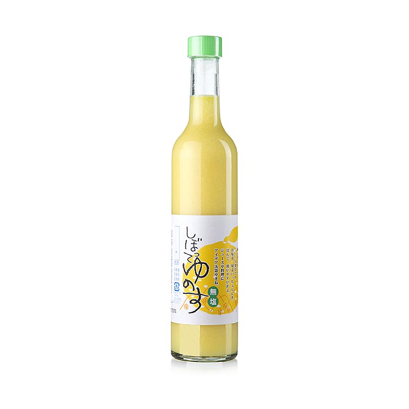 Yuzu Juice Shibotte, swiezy, 100% sok z owocow cytrusowych - 500ml - Butelka