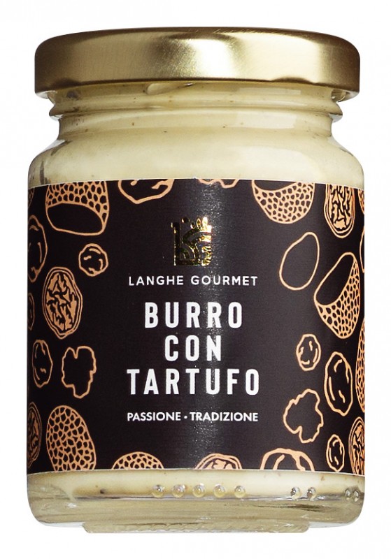 Burro al tartufo, deritett vaj nyari szarvasgombaval, Langhe Gourmet - 80g - Uveg