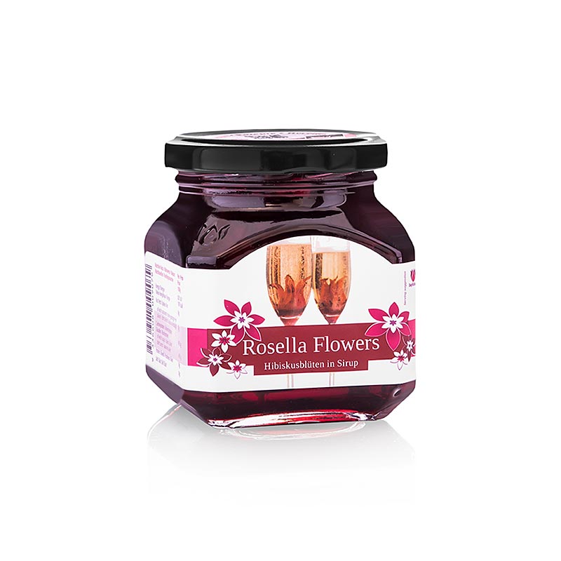 Wild Rosella i siropi, 8 bikar af villtum hibiscus - 270g - Gler