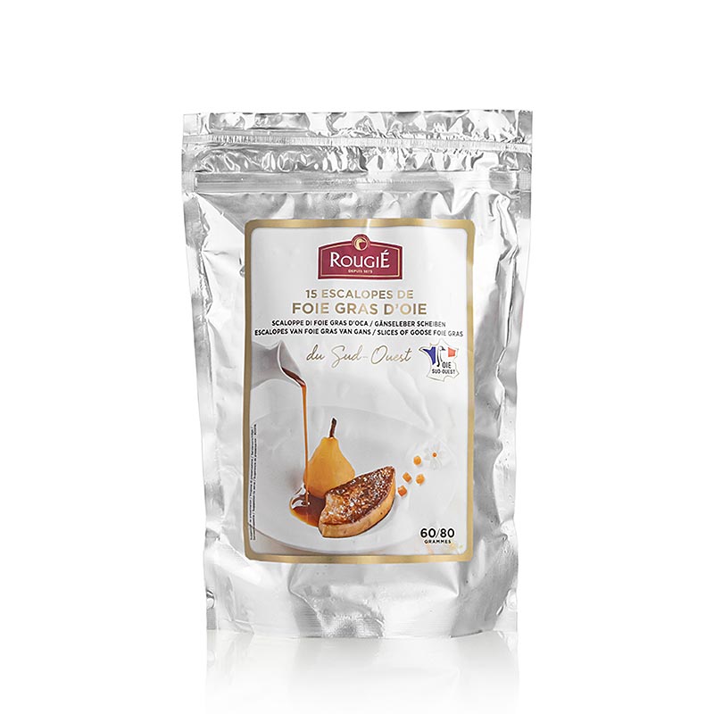 Foie gras sydvastra Frankrike, Rougie - ca 1 000 g - vaska