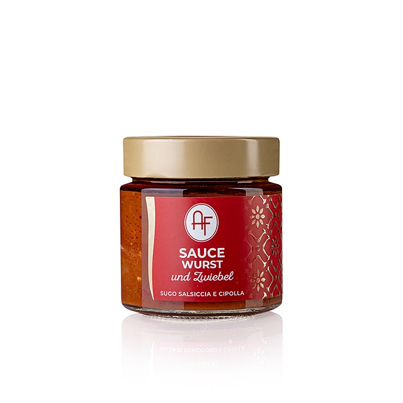 Sugo alla salsiccia e cipolla, salsa di salsiccia e cipolla, 200g, Appennino Food - 200 g - Bicchiere