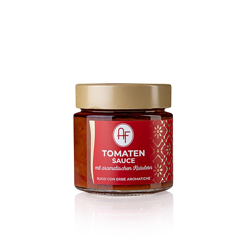 Sugo al erbe aromatiche - salsa de tomate con hierbas, 200g, Appennino Food - 200 gramos - Vaso