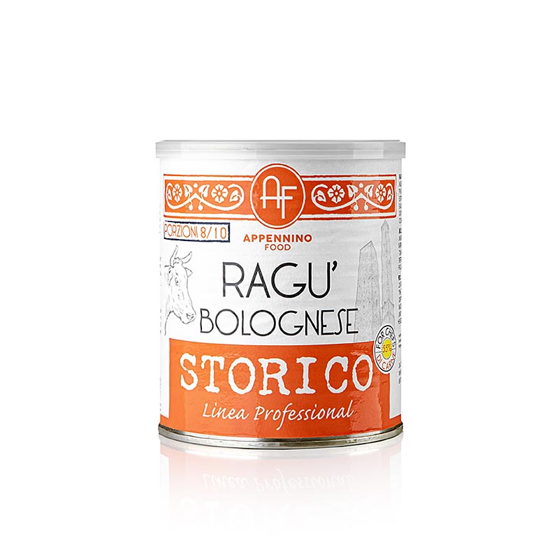 Ragu storico alla bolognese, molho historico a bolonhesa, Appennino Food - 800g - pode