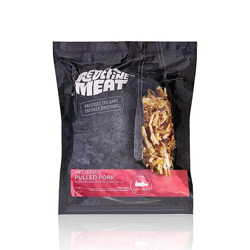 Ridefinire il maiale stirato, carne stirata vegana - 1 kg - borsa