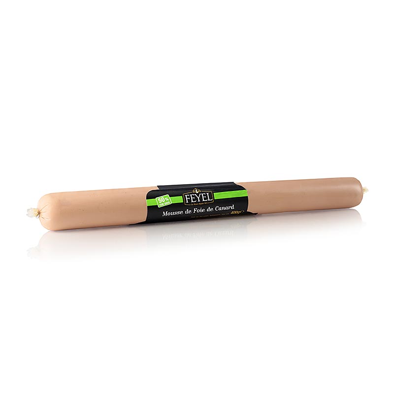 Mousse de foie gras de pato 50%, Ø 5,7cm, Feyel - 400g - vacuo