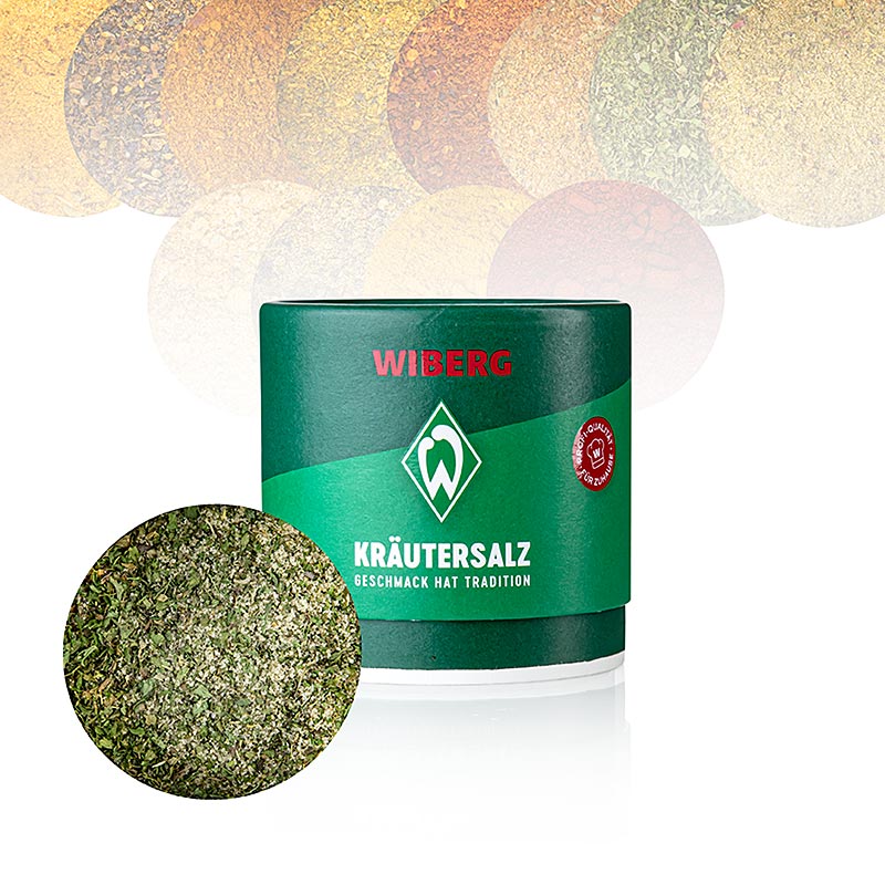 Wiberg Kräutersalz mit Bio Kräutern, WERDER BREMEN, BIO - 100 g - Aromabox