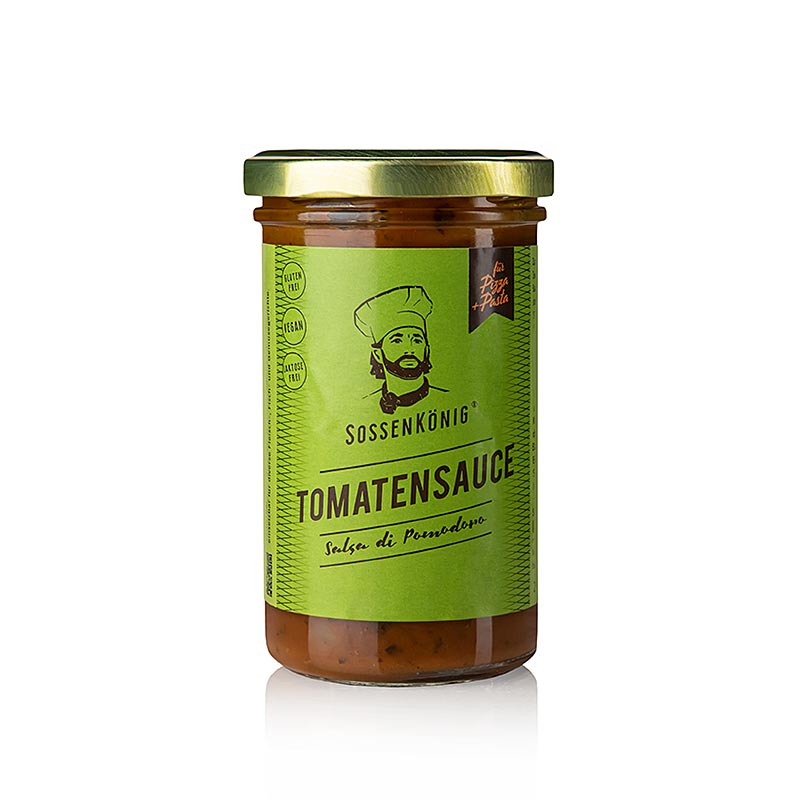 Sosakongurinn - Salsa di Pomodore, tomatsosa tilbuin til matreidhslu - 250ml - Gler