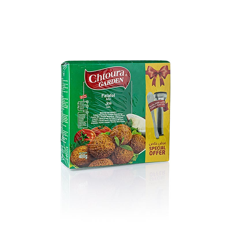 Mistura de falafel, incluindo fabricante de falafel - 400g - Cartao