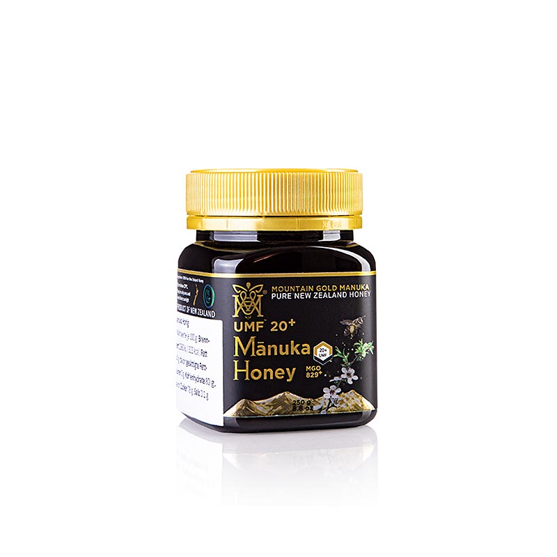 Mel Manuka certificado UMF, 20+, MGM - 250g - Vidro