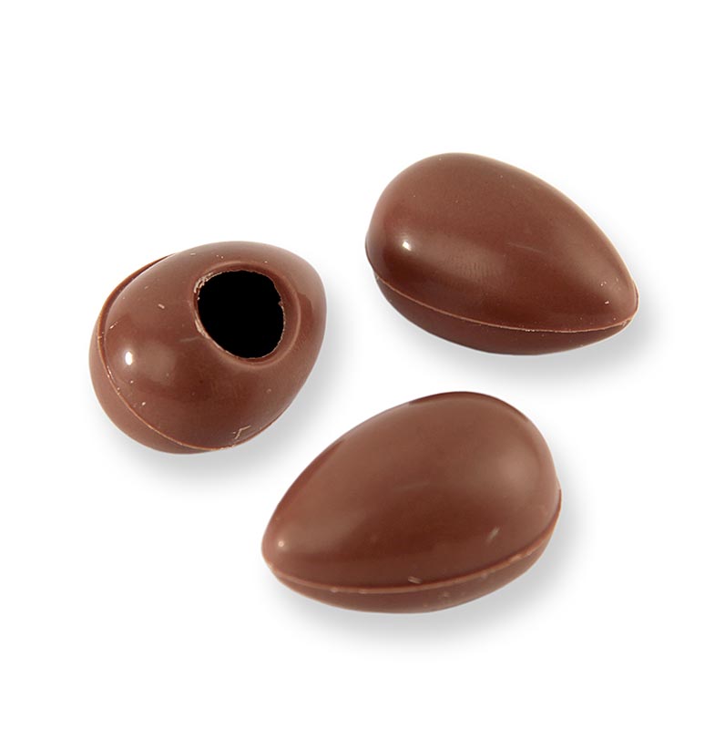 Ou de praline cos buit, llet sencera, petit, 40x26 mm, Laderach (Pasqua) - 343 peces - Cartro