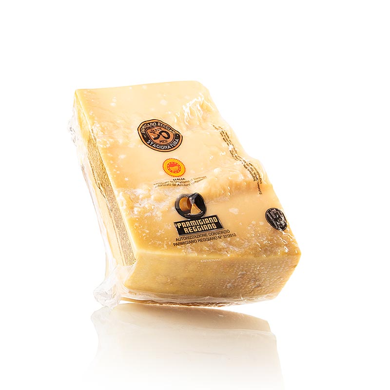 Fromage Parmesan - Parmigiano Reggiano, affine 30 mois, AOP - environ 1 000 g - vide