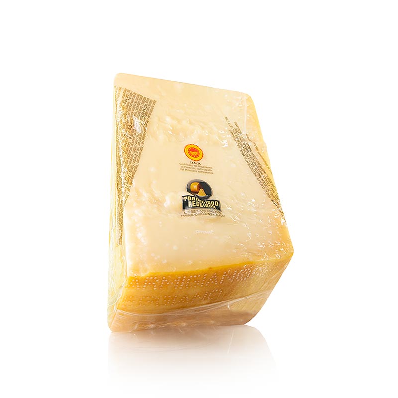 Queso Parmesano - Parmigiano Reggiano, 1 calidad, minimo 24 meses de curacion, DOP - aprox. 1.000 g - vacio