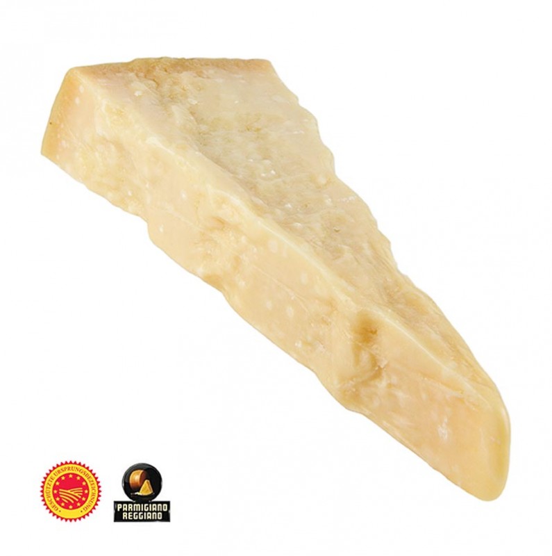 Queijo parmesao - Parmigiano Reggiano, 1 qualidade, com pelo menos 24 meses de idade, DOP - aprox. 320 g - vacuo