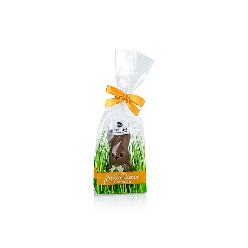 Coelhinho da Pascoa, pequeno, chocolate ao leite com decoracao, Peters - 25g - frustrar