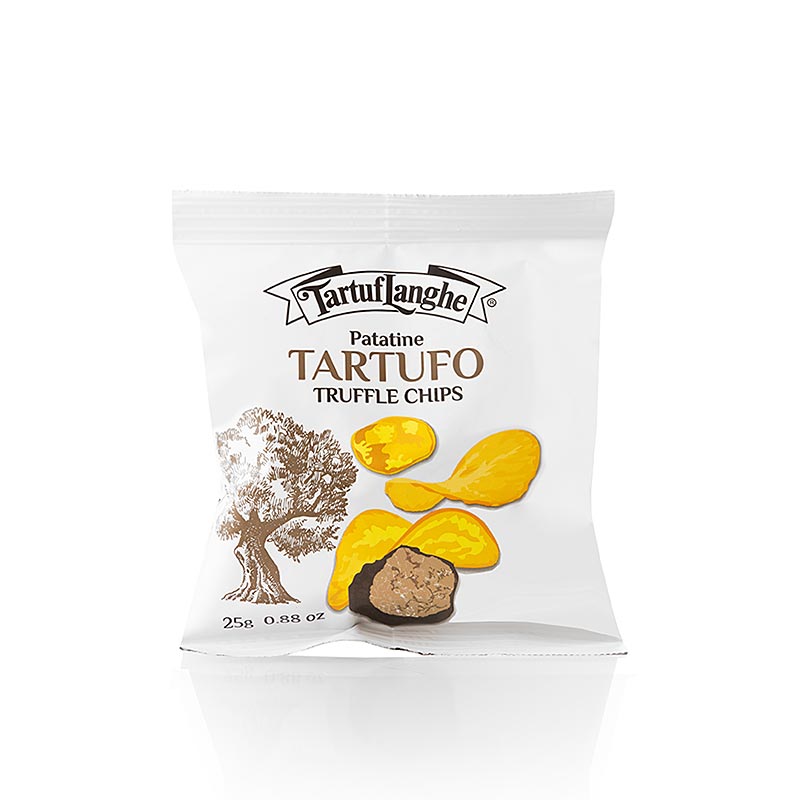 Chips de trufas, batatas fritas com trufas de verao, tartuflanghe - 25g - bolsa