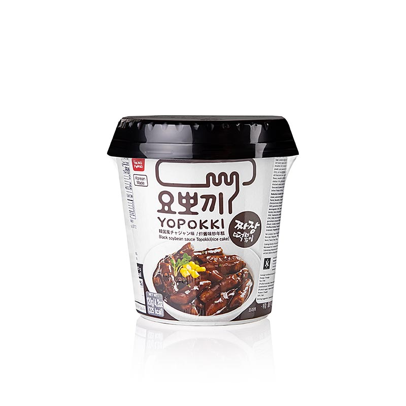 Xicara de lanche para bolo de arroz YOPOKKI, Jjajang (pasta de feijao preto) - 140g - Caneca