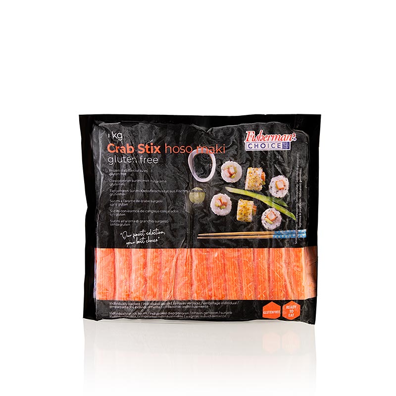 Krabsticks - Surimi Sticks voor Sushi, 18cm - 1 kg - tas