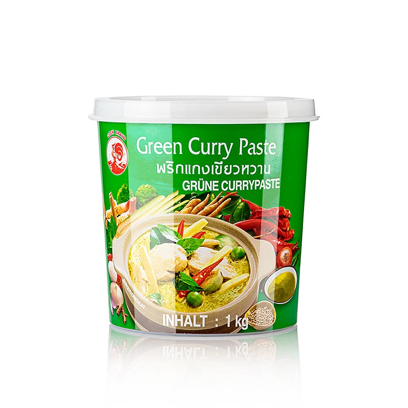 Pasta de curry, verde, marca galo - 1 kg - Pe pode