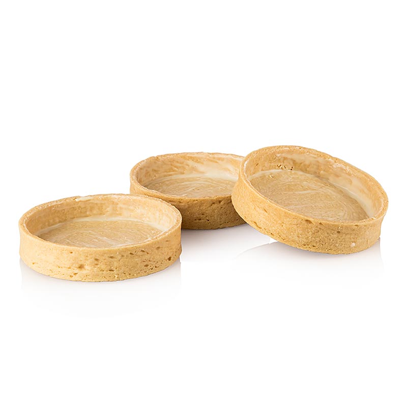 Dessert tartlets oats, Ø80x17mm h, La Rose Noire - 1.035kg, 45 pieces - Cardboard