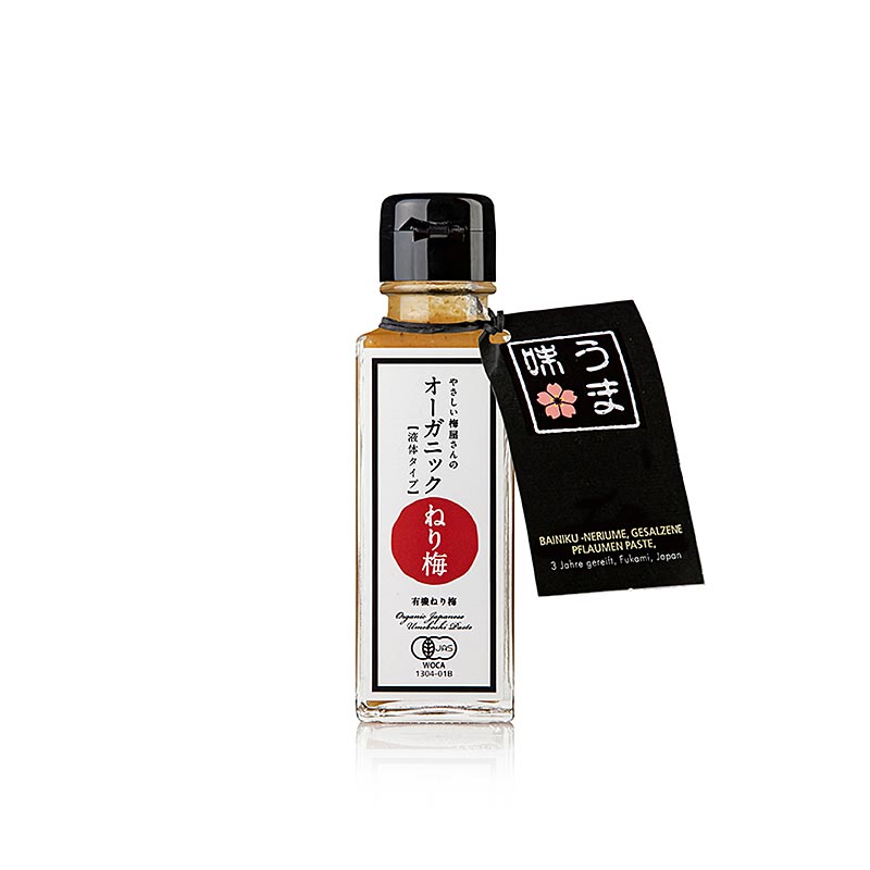 Bainiku -Neriume, salted plum paste, aged for 3 years, Fukami, Japan - 110g - Glass