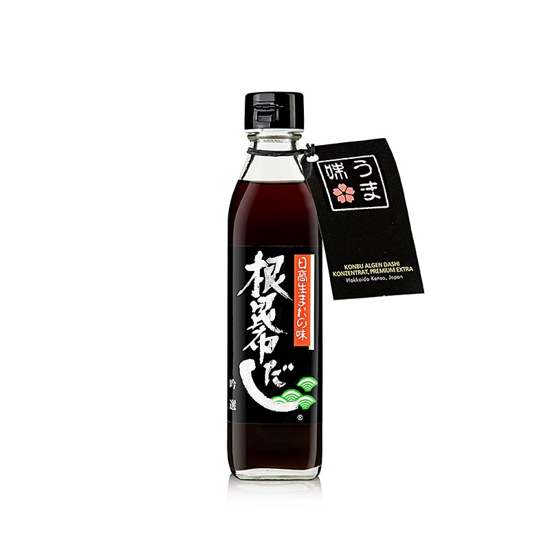 Concentrado Dashi de algas marinas Konbu, Premium EXTRA, Hokkaido Kenso, Japon - 300ml - Botella