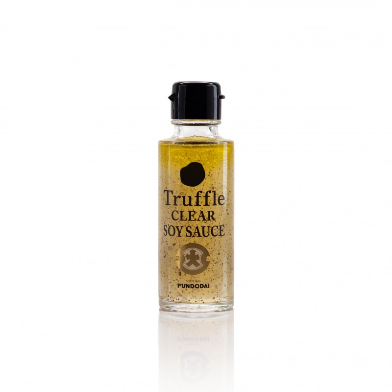 Truffel Sojasaus, heldere sojasaus met truffels, Fundodai, Japan - 100 ml - Fles