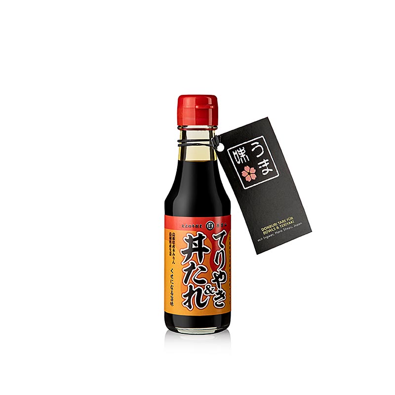 Tara di anguilla Unagi e salsa teriyaki, con zenzero, Hara Shoyu, Giappone - 150 ml - Bottiglia