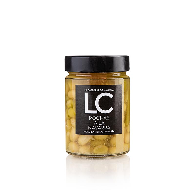 Pochas a la navarra - hvide boenner med groentsager, LC - 340 g - Glas