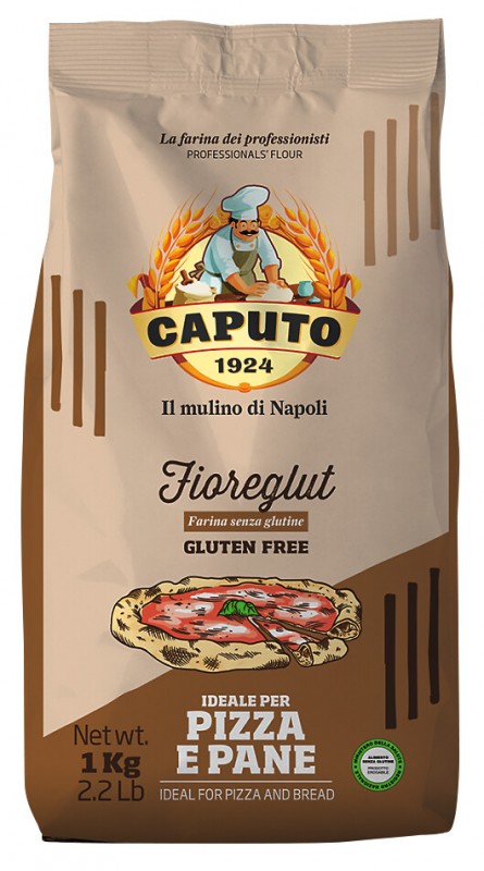 Fioreglut, mezcla para hornear de harina sin gluten, Caputo - 1.000 gramos - embalar