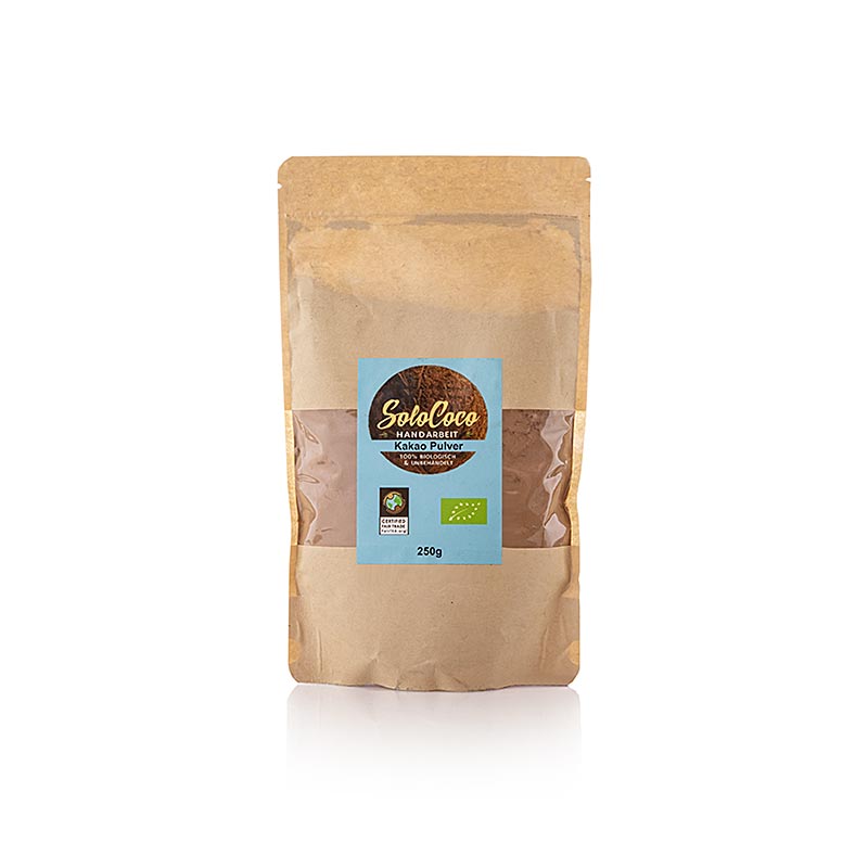 SoloCoco cacaopoeder, BIO - 250 gram - tas