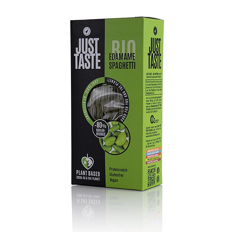 Just Taste Edamame Spaghetti, glutenvrij, biologisch - 250 gr - doos