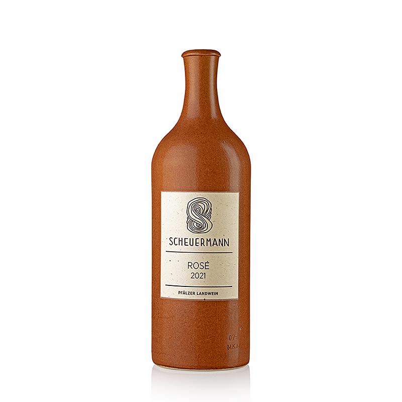 2021 Landwein Rose dry, 12% vol., Scheuermann, ORGANIC - 750ml - Bottle