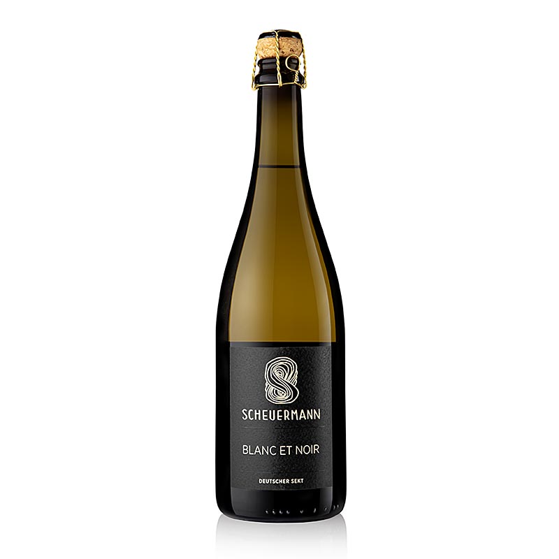 2022 Blanc et Noir, brut, 11,5 % obj., Scheuermann, organicke - 750 ml - Flasa