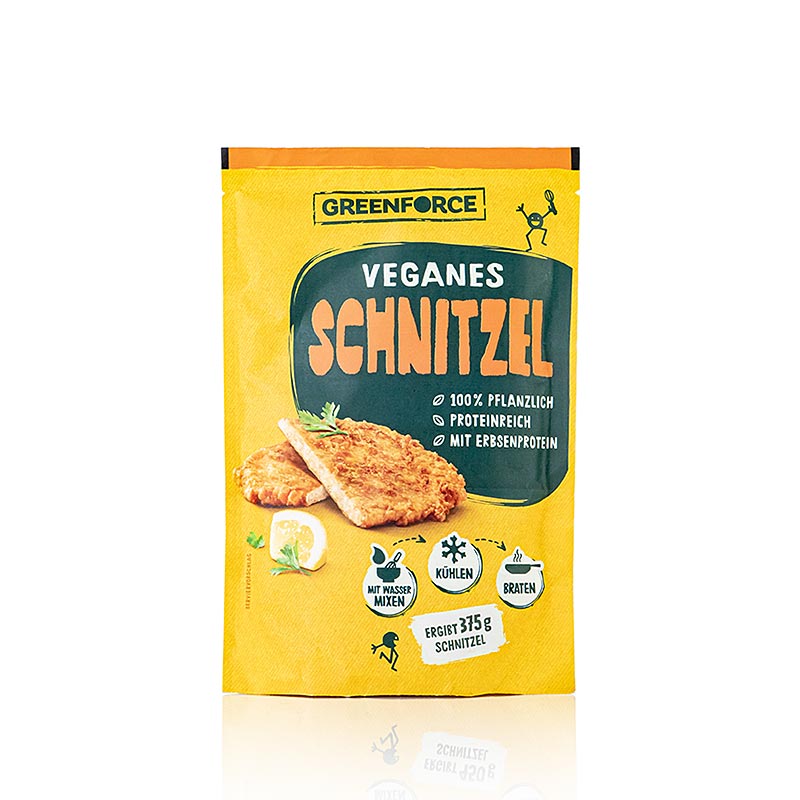 Greenforce Mix til veganske schnitzler, lavet af aerteprotein - 125 g - 