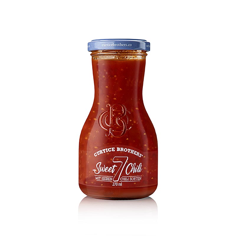 Salsa di peperoncino dolce 7 biologica, Curtice Brothers, BIOLOGICA - 270ml - Bottiglia