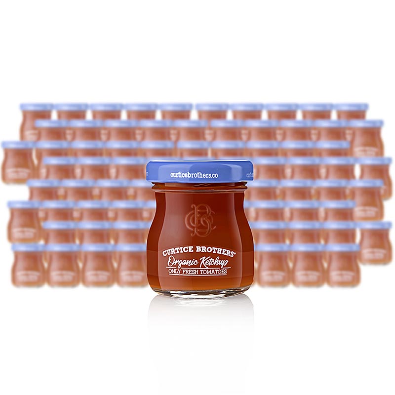 Ketchup biologique, pots de portions, Curtice Brothers, BIOLOGIQUE - 3,4 l, 84 x 40 ml - Relie