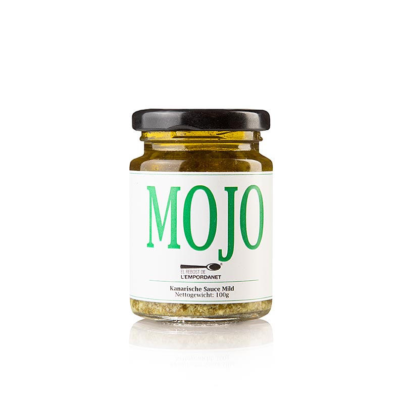 Mojo Verde, Canarian green salsa, L` Empordanet - 100 g - Glass