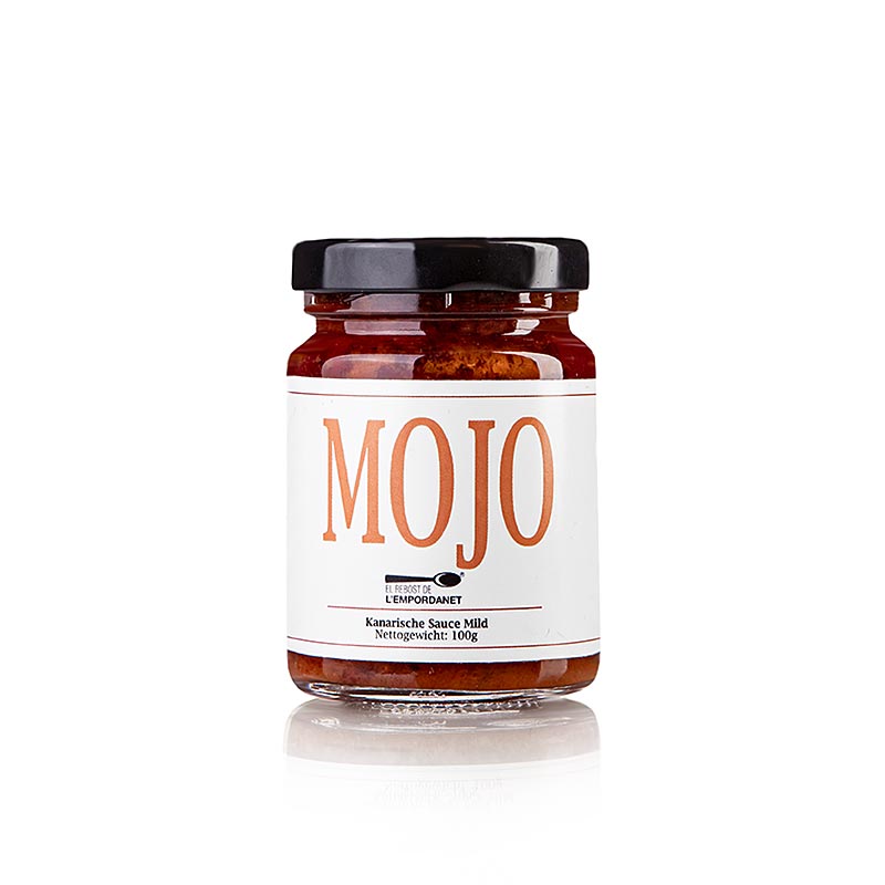 Mojo Rojo, salsa roja canaria, L` Empordanet - 100 gramos - Vaso