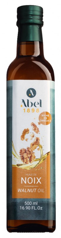 Huile de noyau de noix, Huile de noyau de noix, Huilerie Lapalisse - 500 ml - bouteille