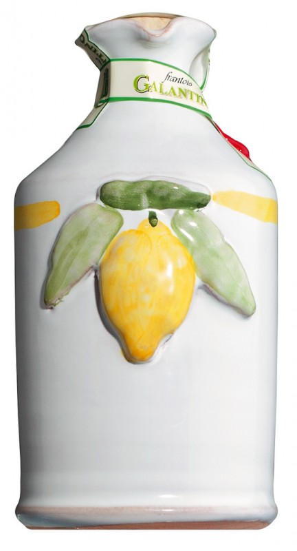 Olio al limone, orcio, oliwa z oliwek z pierwszego tloczenia z cytryna, dzbanek, galantino - 250ml - dzbanek