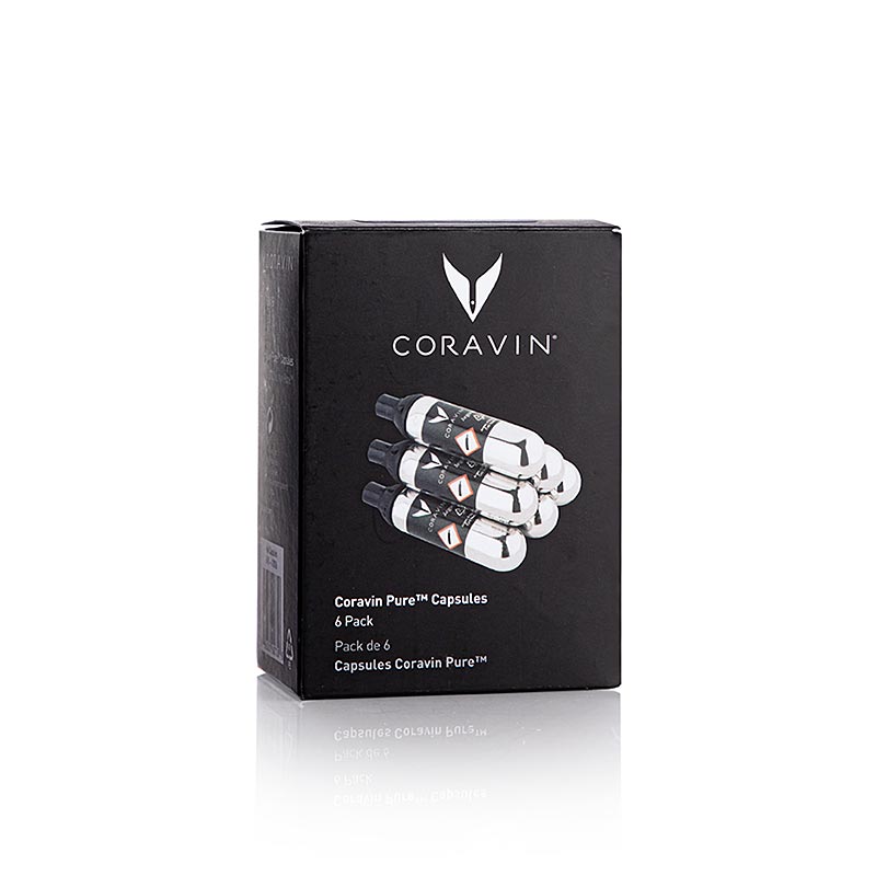 Coravin Wine Access System - Capsules, with Argon Gas (A65) - 6 pieces - Cardboard