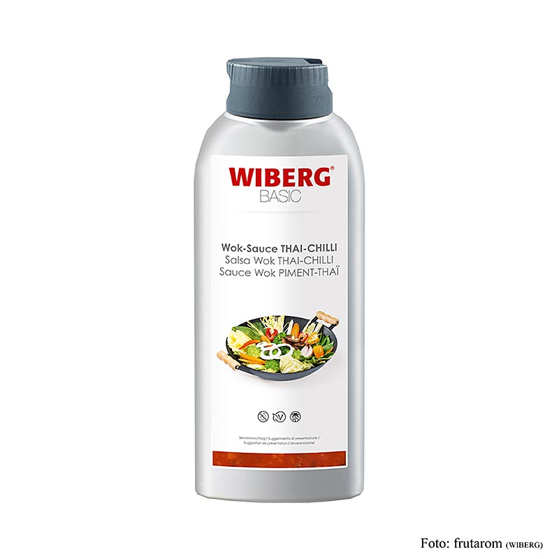 Wiberg BASIC Wok Sauce Thai-Chili Style, Squeezeflasche - 665 ml - Pe-flasche