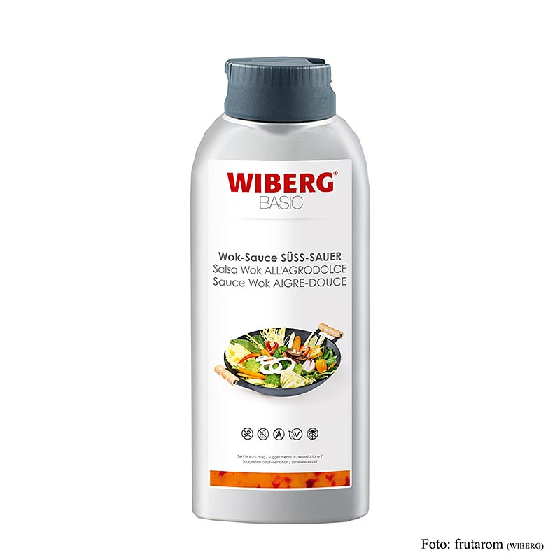 WIBERG BASIC Wok Sauce Sweet and Sour Squeeze Bottle - 695ml - PE bottle