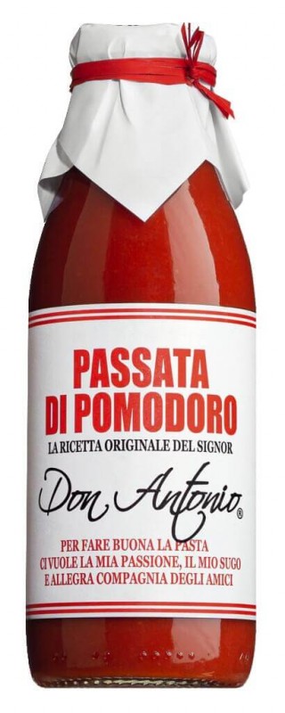 Passata di pomodoro, passata di pomodoro, Don Antonio - 480 ml - Bottiglia