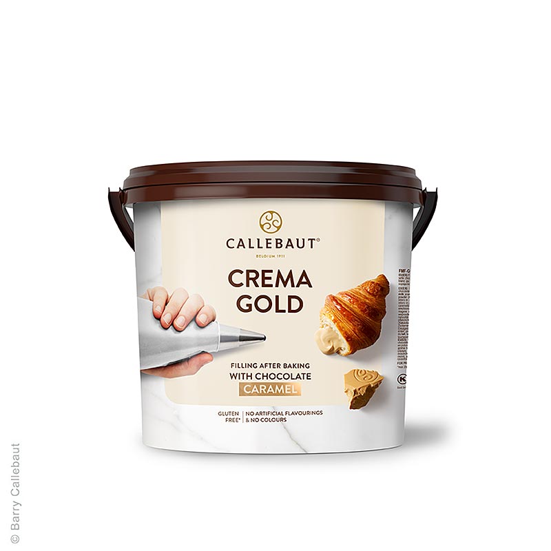 Crema - Dorada, con chocolate y caramelo, Callebaut (FMF?GOLD35?651) - 5 kilos - pe puede