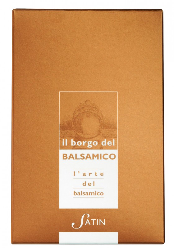 Condimento del Borgo Satin, dressing af balsamicoeddike, ældet i fine trætønder, Il Borgo del Balsamico - 250 ml - flaske