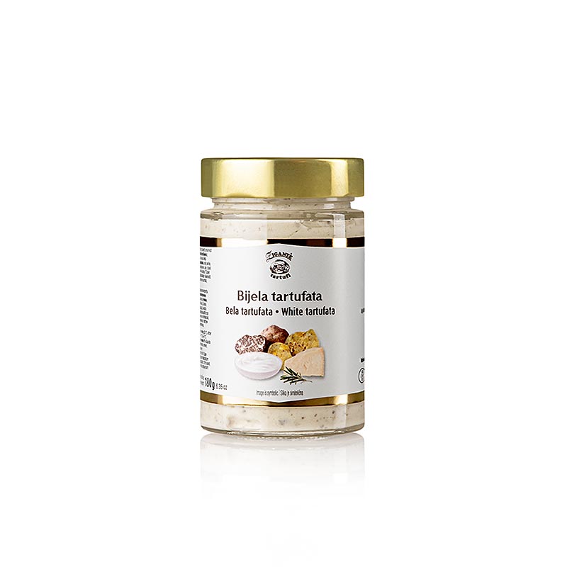 Crema de trufa, con trufa blanca y de verano, Zigante Tartufi - 180g - Vaso